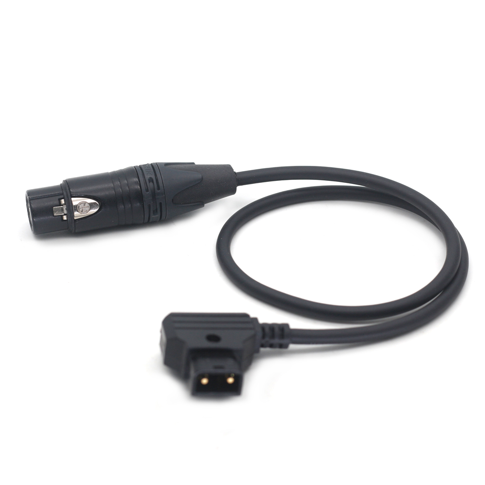 D-TAP to XLR 3Pin Female Power Cable for monitor power cord