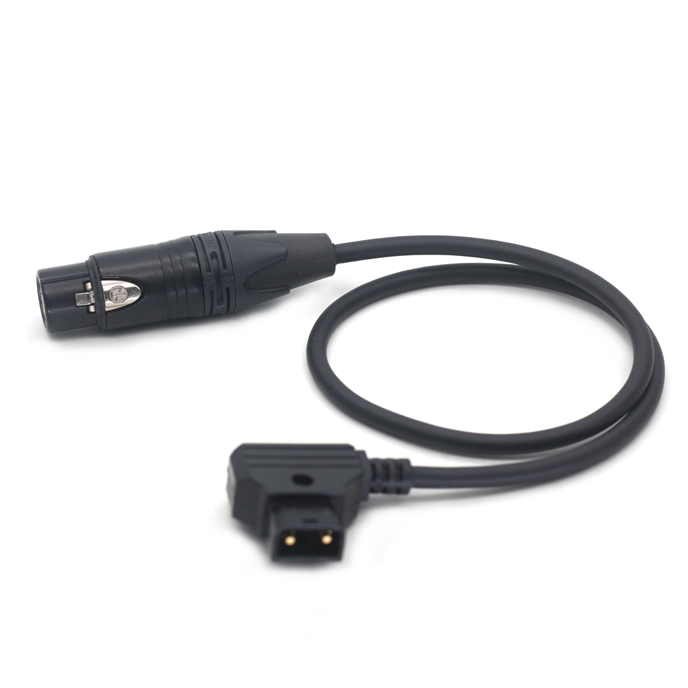 D-TAP to XLR 3Pin Female Power Cable for monitor power cord
