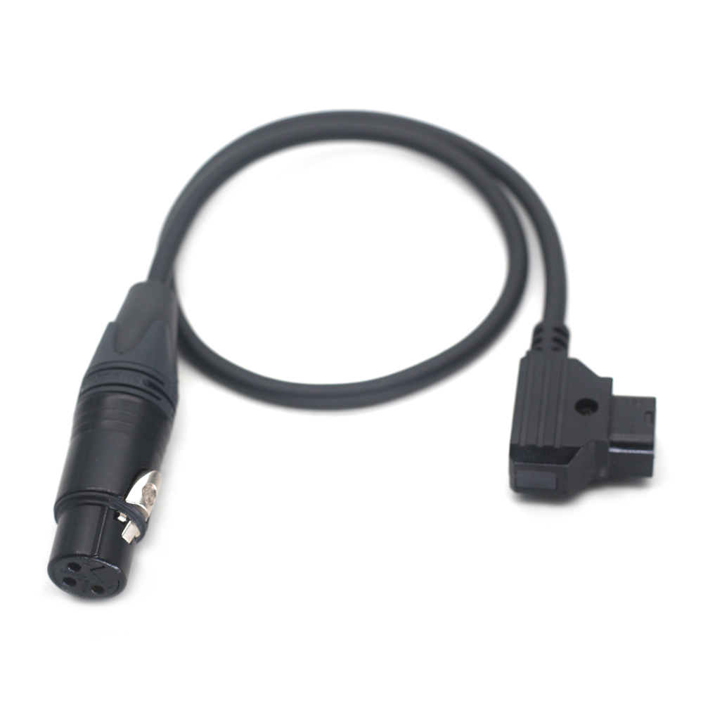 D-TAP to XLR 3Pin Female Power Cable for monitor power cord