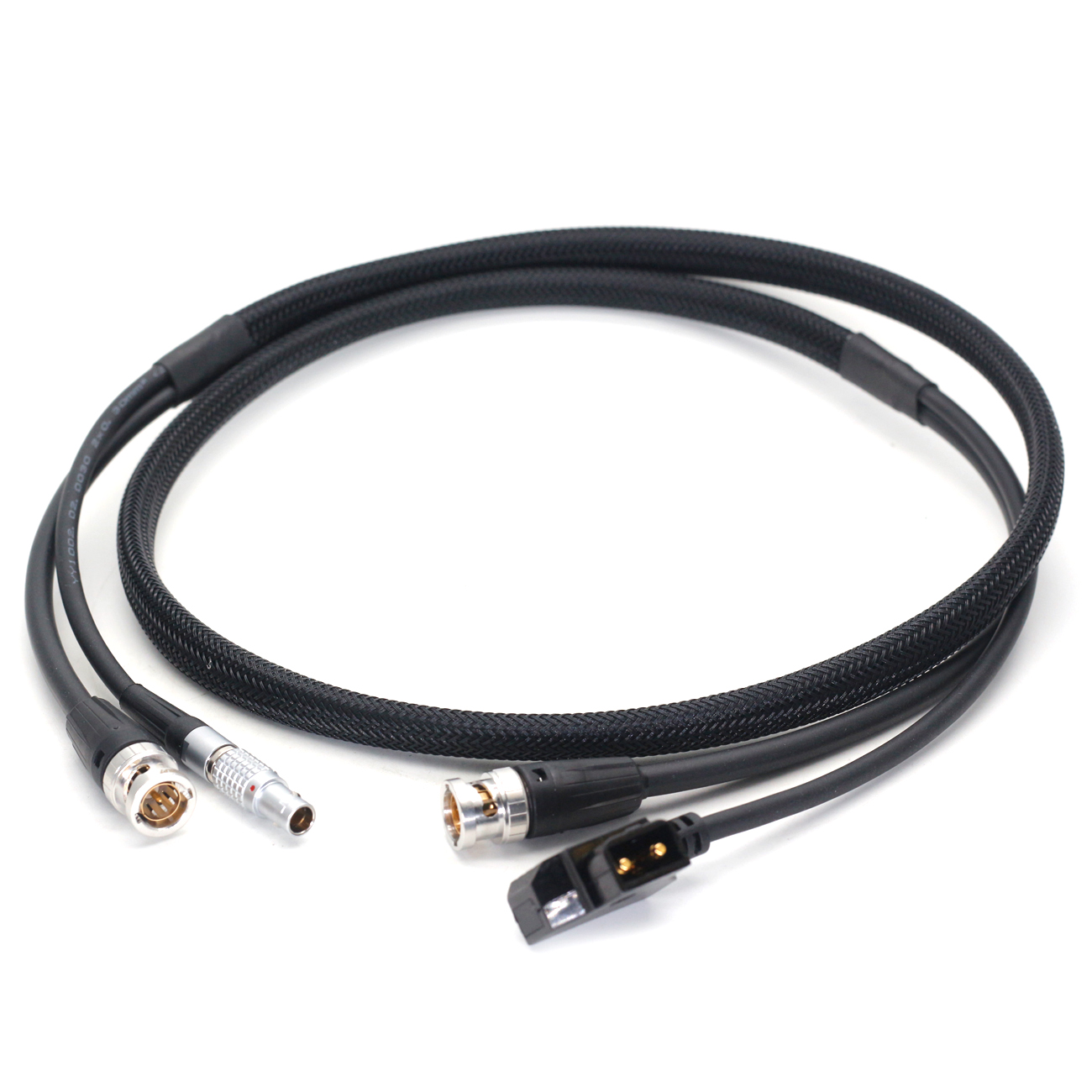 D-Tap + BNC to 0B 2pin +BNC Cable for Teradek Bolt Pro 1000/3000ft power cable and SDI camera monitor SDI line