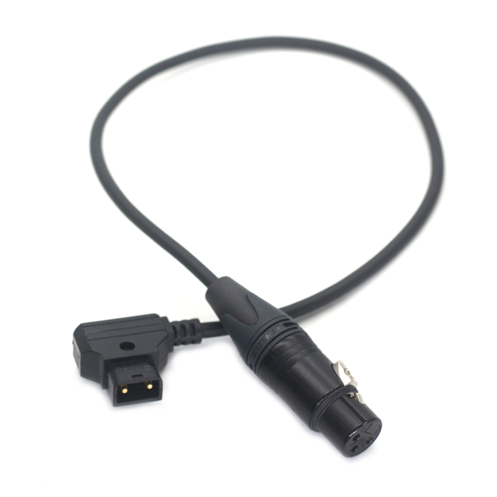 D-TAP to XLR 3Pin Female Power Cable for monitor power cord
