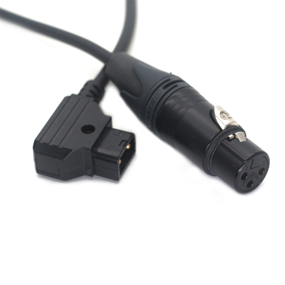 D-TAP to XLR 3Pin Female Power Cable for monitor power cord