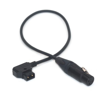D-TAP to XLR 3Pin Female Power Cable for monitor power cord