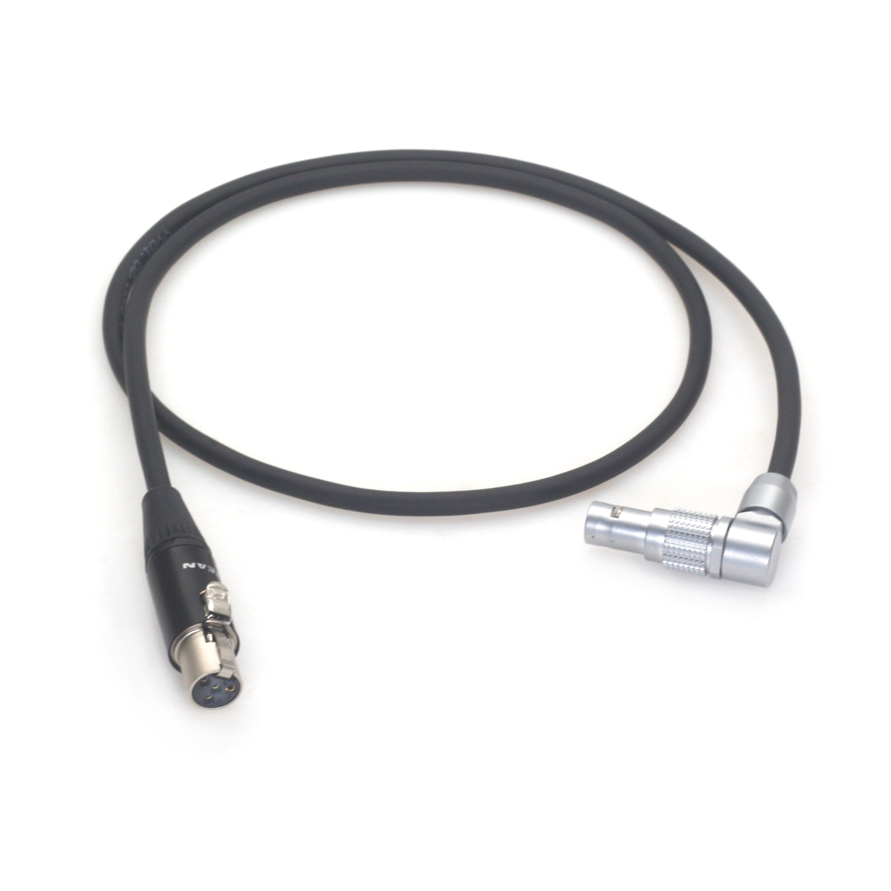 Power Cable 0B 2Pin to Mini XLR 4Pin Female for Tvlogic 055/056/058, ARRI