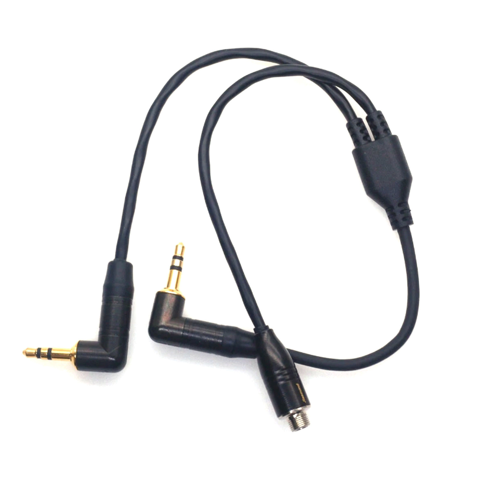 1 to 2 C15 Tentacle microphone Y cable Microphone Timecode Cable Audio Cable