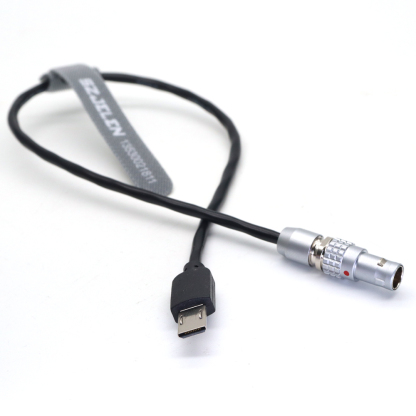 Timecode Cable 3.5mm/DIN 1.0/2.3/0B 5Pin/BNC to Micro-USB for Sony FX3 A7S3 A1 
