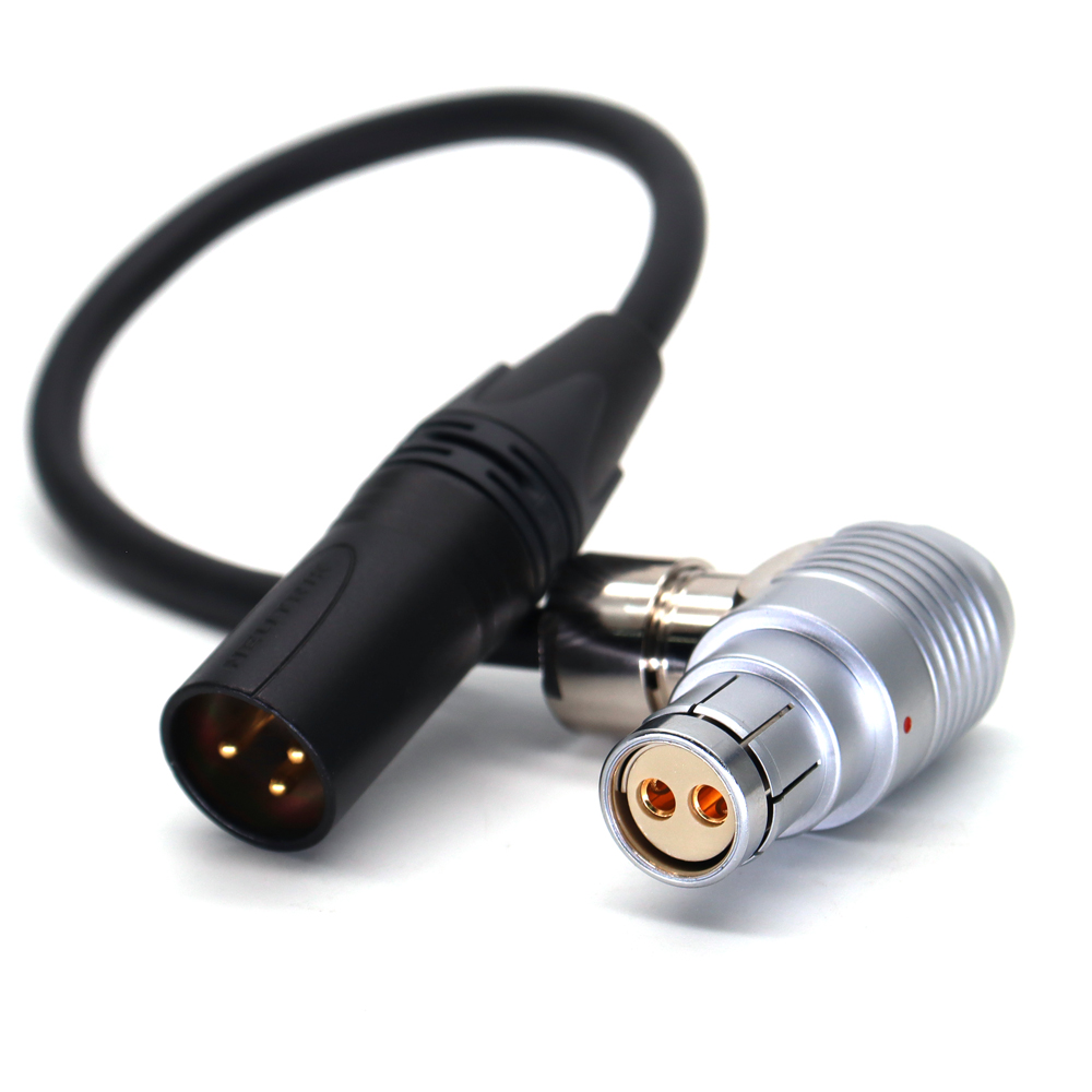 Power Cable D-tap XLR 3Pin/4Pin to Fischer 105 2Pin Female for ARRI Alexa LF XT SXT SR3 435 535 235