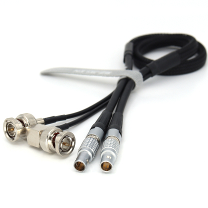 Power Cable 0B 2Pin to 2Pin Cable + 75ohm SDI for Teradek, Vaxis transmission, Samhd Ultra7