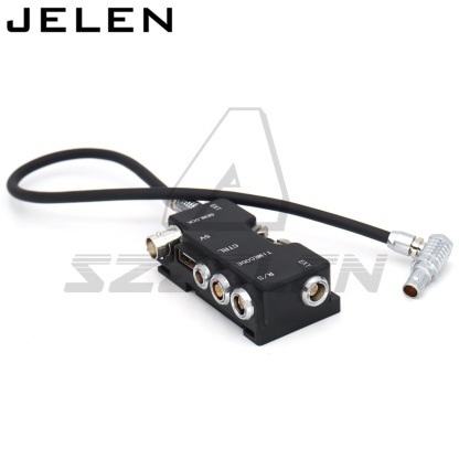 B-Box RED komodo KOMODO-X EXT9-pin splitter-R/S (3pin Fischer) Time code (0B 5pin) CTRL (00B 4pin) 5V (USB) Genlock (BNC)