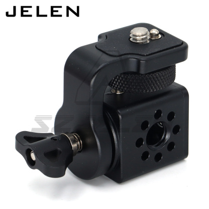 360 degree rotating pan tilt bracket, Camera 3/8 screws fixed 1/4 monitor bracket, adjustable back and forth, Locating Pins