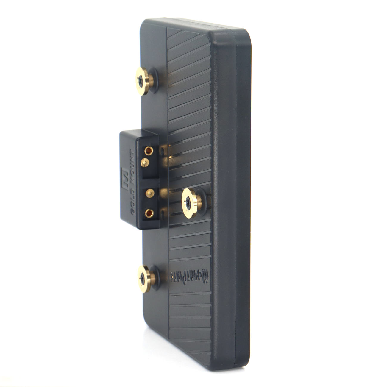 Gold-Mount Battery Expansion Cheese Plate With 1/4"-20, 3/8"-16 Screw Holes for SONY CANON RED FUJI