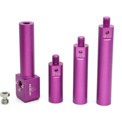 Multicolored 19mm Rod Mounting Bracket with 3/8 Screw and Anti Twist,4 Sections of Length to Match for Arri Red Sony Camera