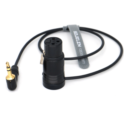 Audio Cable 3.5mm TRS to Short XLR 3Pin Female for Sennheiser SK 500 G4