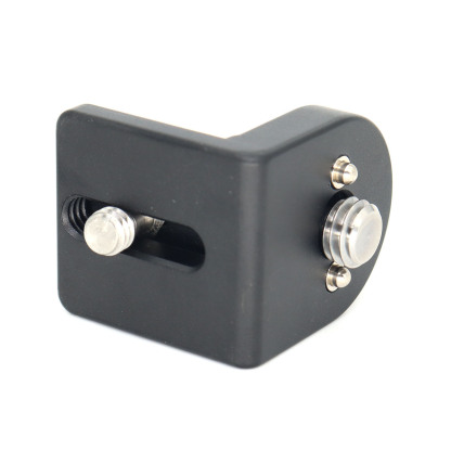 V Mount 1/4 " 3/8" Right Angle Extended Mounting Bracket for Video Monitor Camera