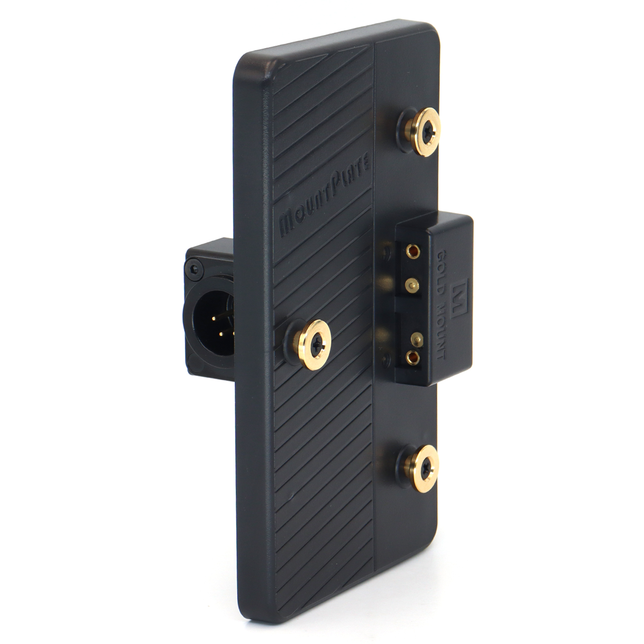 Gold Anton Bauer Mount Battery Plate with XLR 4Pin Male