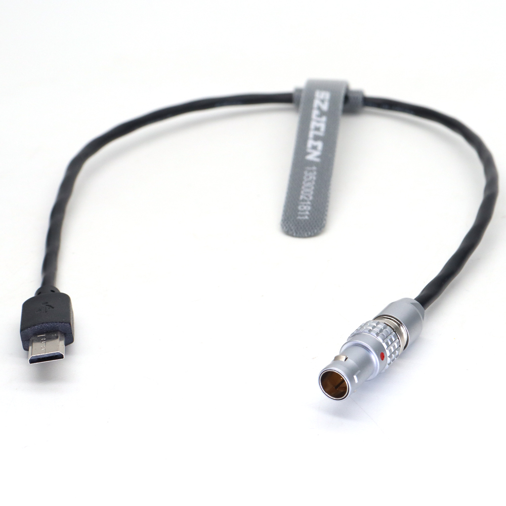 Timecode Cable 3.5mm/DIN 1.0/2.3/0B 5Pin/BNC to Micro-USB for Sony FX3 A7S3 A1 