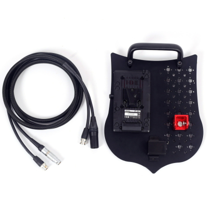 V-mount/B-mount battery Power Backpack XLR 3Pin Power Output Handle fixing plate for ARRI S35 mini miniLF camera is used separate