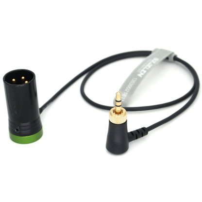 Audio Cable Locking 3.5mm to Low-Profile Short XLR 3Pin Male for Sennheiser, Sony D11
