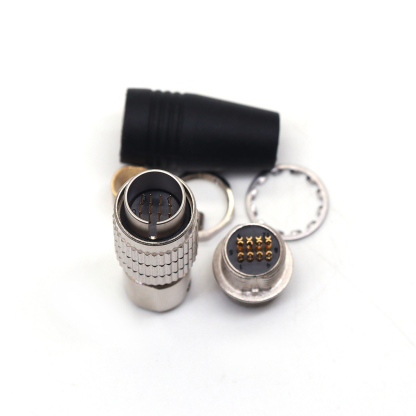 HR25-9TP 12/16/20Pin Plug Socket Power Cables, Industrial Camera Connector Male and Female, Female and Male