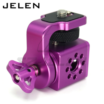 360 degree rotating pan tilt bracket, Camera 3/8 screws fixed 1/4 monitor bracket, adjustable back and forth, Locating Pins