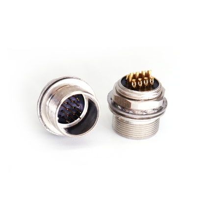 HR25-9TP 12/16/20Pin Plug Socket Power Cables, Industrial Camera Connector Male and Female, Female and Male