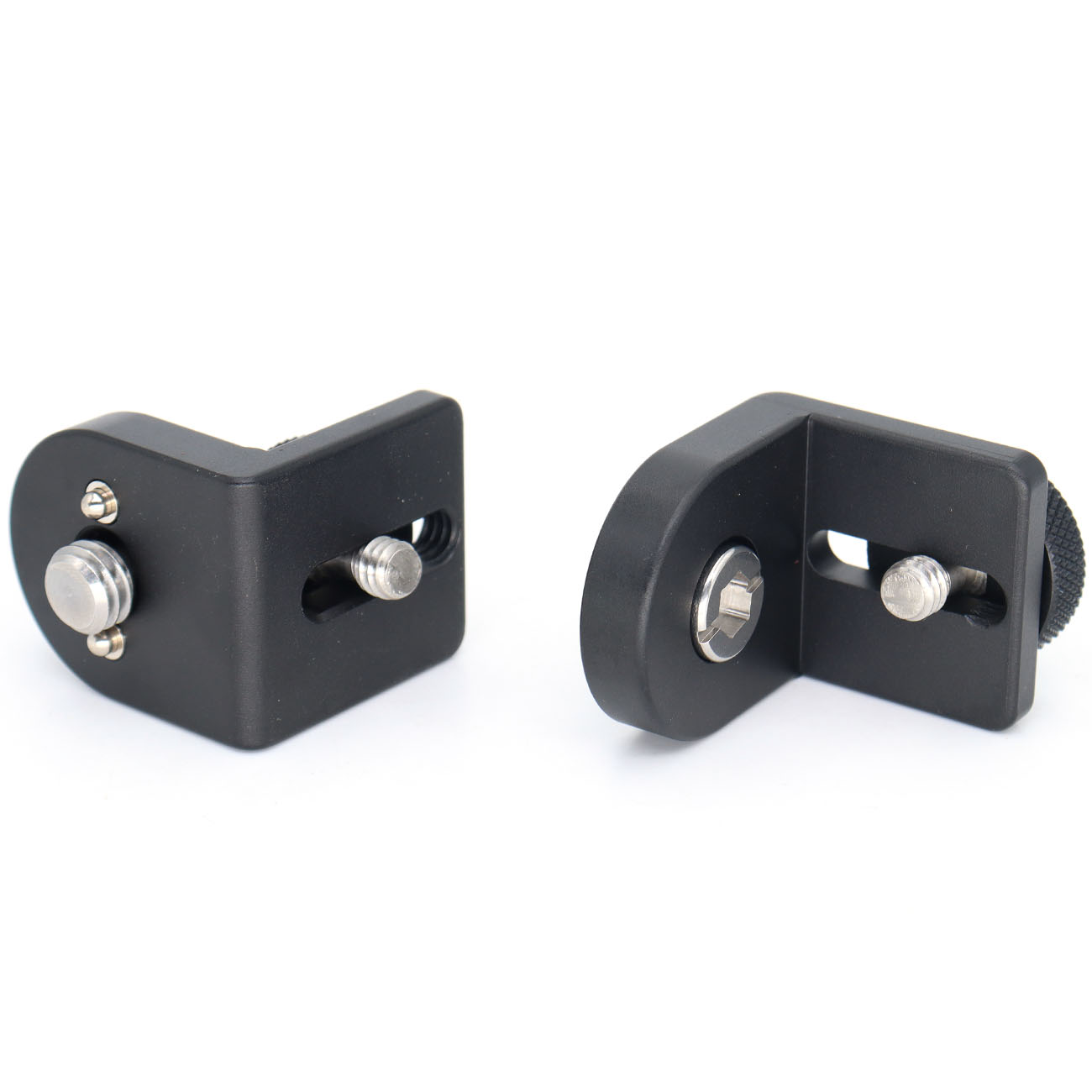 V Mount 1/4 " 3/8" Right Angle Extended Mounting Bracket for Video Monitor Camera