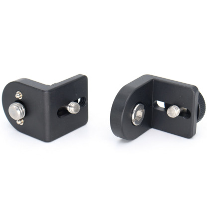 V Mount 1/4 " 3/8" Right Angle Extended Mounting Bracket for Video Monitor Camera