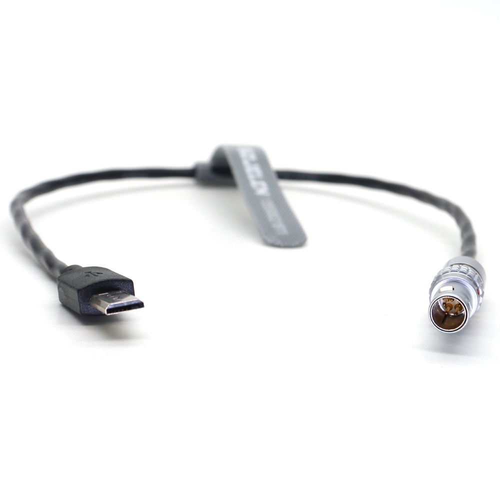 Timecode Cable 3.5mm/DIN 1.0/2.3/0B 5Pin/BNC to Micro-USB for Sony FX3 A7S3 A1 