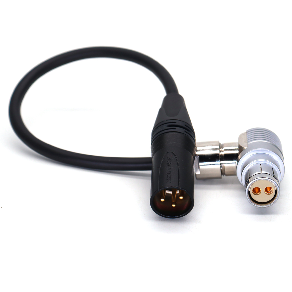 Power Cable D-tap XLR 3Pin/4Pin to Fischer 105 2Pin Female for ARRI Alexa LF XT SXT SR3 435 535 235
