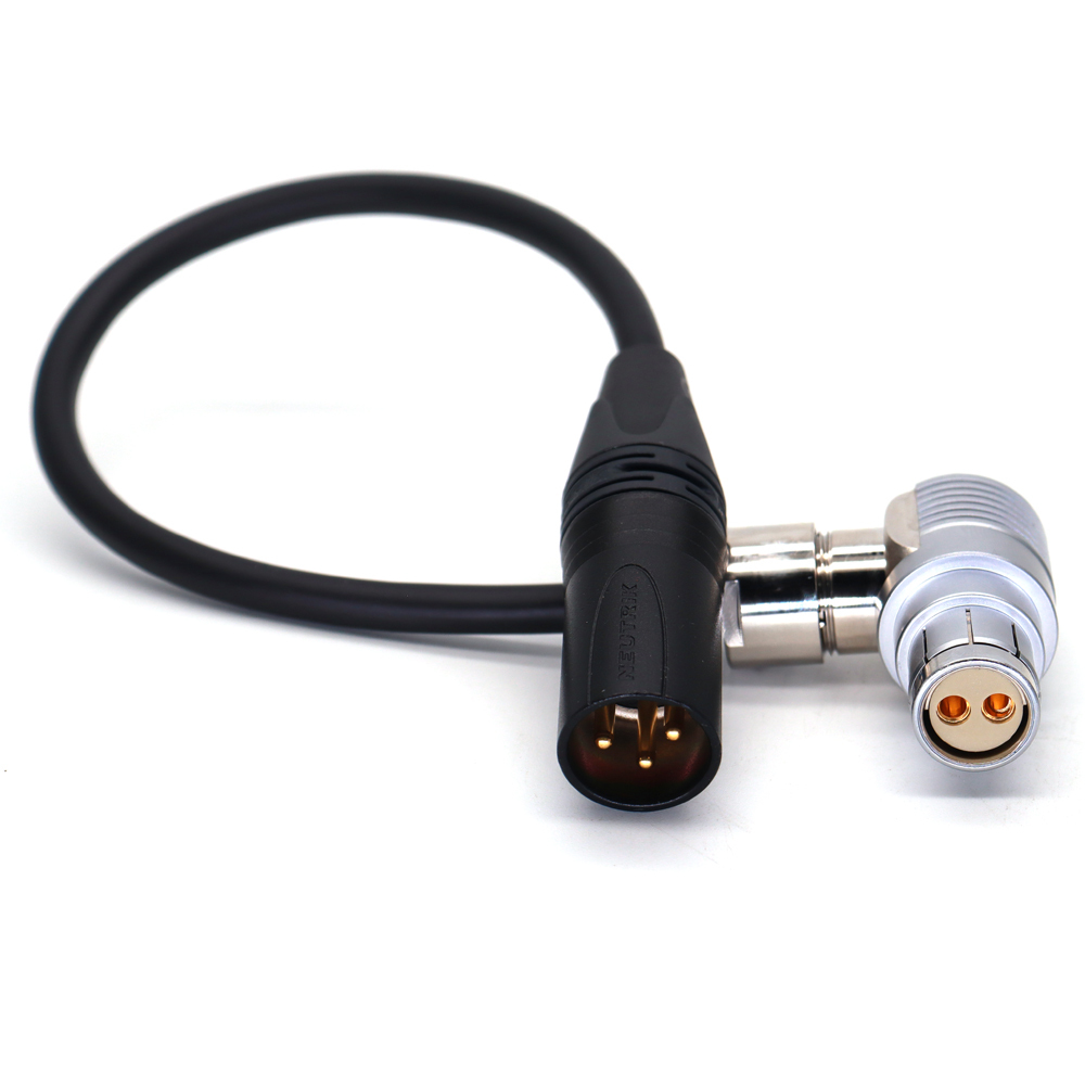 Power Cable D-tap XLR 3Pin/4Pin to Fischer 105 2Pin Female for ARRI Alexa LF XT SXT SR3 435 535 235