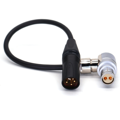 Power Cable D-tap XLR 3Pin/4Pin to Fischer 105 2Pin Female for ARRI Alexa LF XT SXT SR3 435 535 235