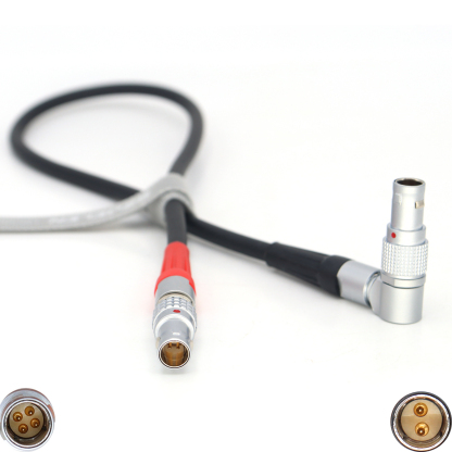 Power Cable LBUS 4Pin to Rotate Elbow 0B 2Pin for Arri wcu-4 LBUS FIZ MDR Wireless Focus Wire