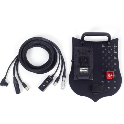 V-mount/B-mount battery Power Backpack XLR 3Pin Power Output Handle fixing plate for ARRI S35 mini miniLF camera is used separate