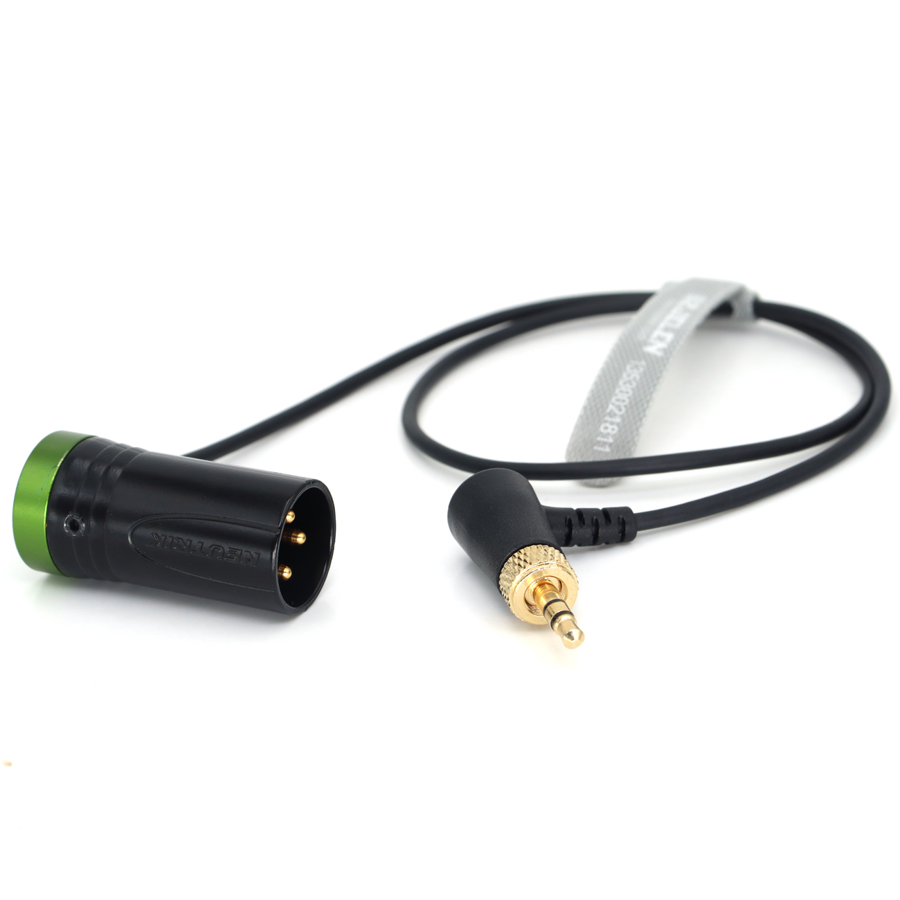 Audio Cable Locking 3.5mm to Low-Profile Short XLR 3Pin Male for Sennheiser, Sony D11