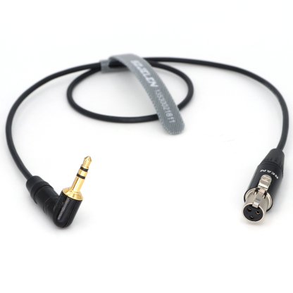 Timecode Cable 3.5mm TRS Plug to TA3F Mini XLR 3Pin Female for 