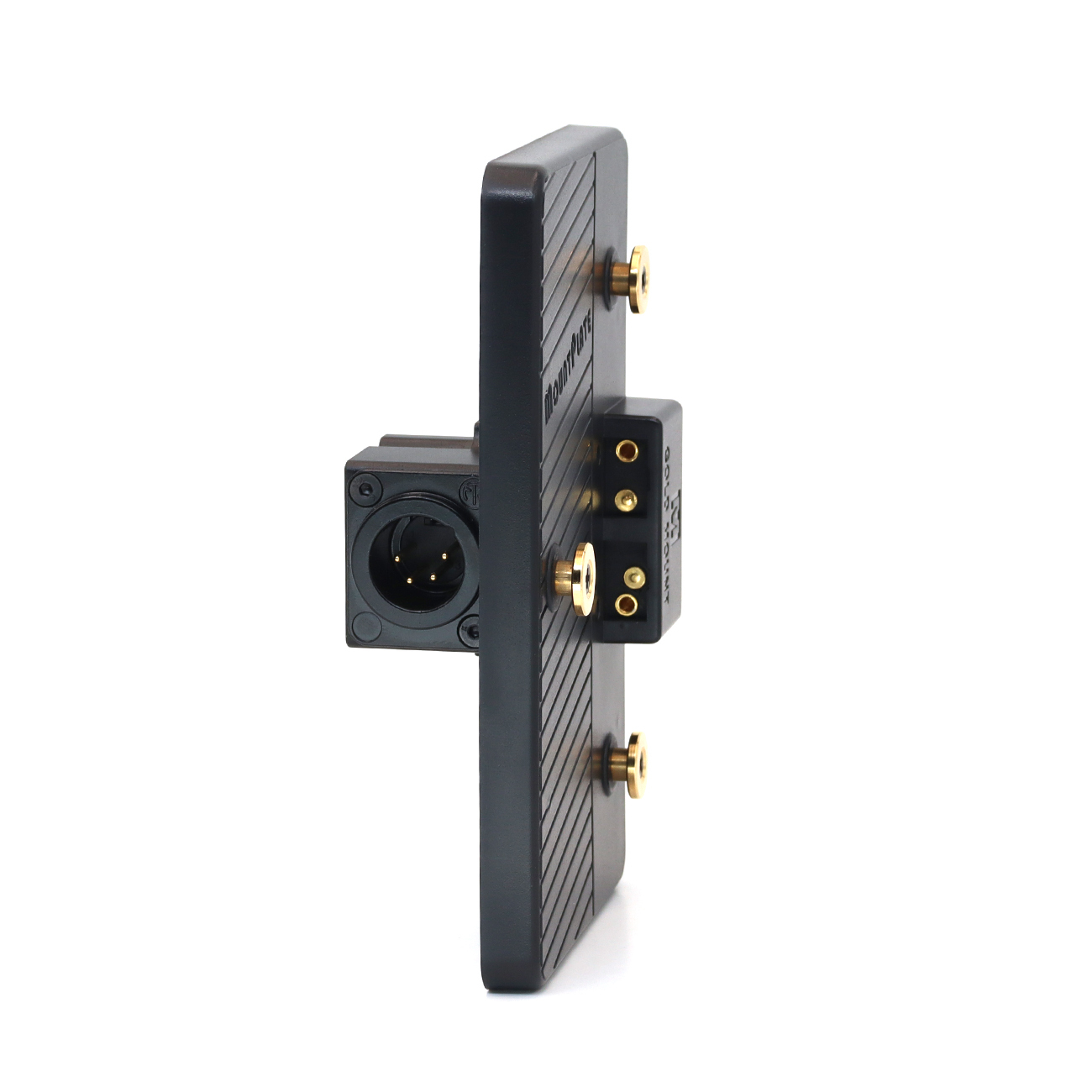 Gold Anton Bauer Mount Battery Plate with XLR 4Pin Male