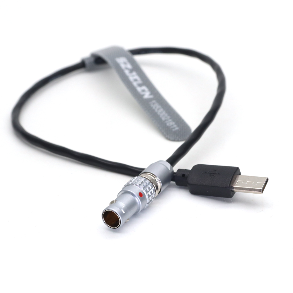 Timecode Cable 3.5mm/DIN 1.0/2.3/0B 5Pin/BNC to Micro-USB for Sony FX3 A7S3 A1 