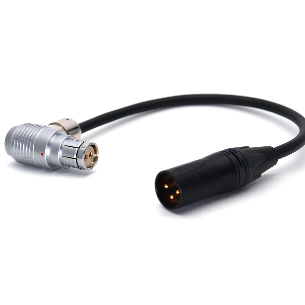 Power Cable D-tap XLR 3Pin/4Pin to Fischer 105 2Pin Female for ARRI Alexa LF XT SXT SR3 435 535 235