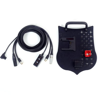 V-mount/B-mount battery Power Backpack XLR 3Pin Power Output Handle fixing plate for ARRI S35 mini miniLF camera is used separate