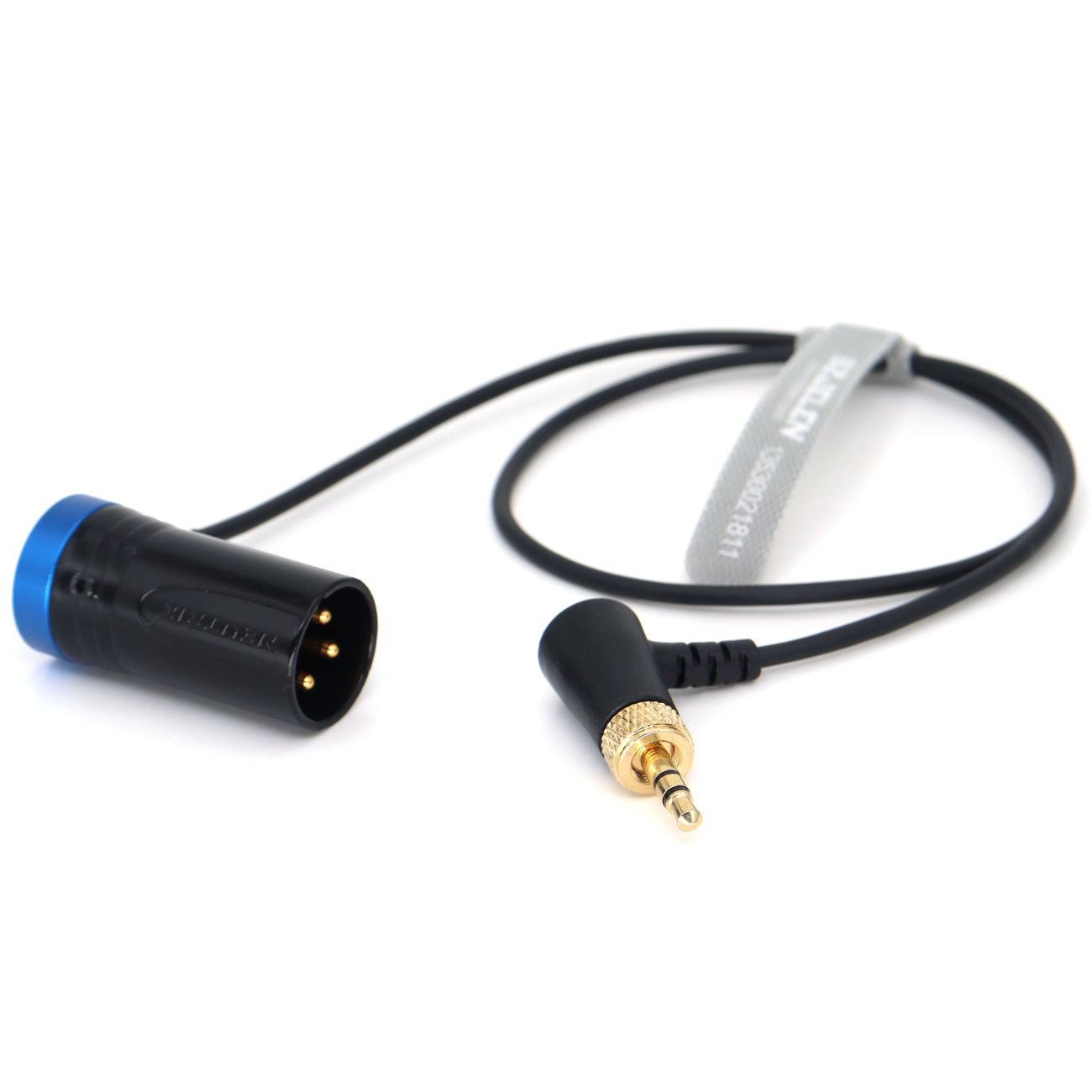 Audio Cable Locking 3.5mm to Low-Profile Short XLR 3Pin Male for Sennheiser, Sony D11