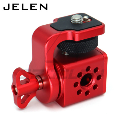 360 degree rotating pan tilt bracket, Camera 3/8 screws fixed 1/4 monitor bracket, adjustable back and forth, Locating Pins