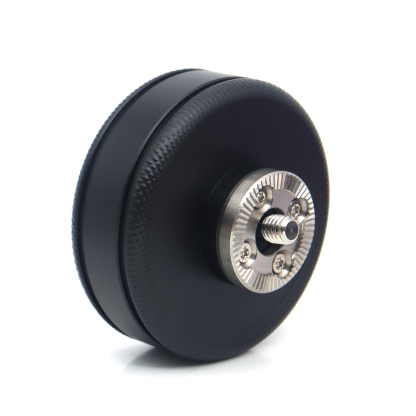 Camera Handle Round Knob, Knuckle Puck with 3/8"-16 Screw & Spring-Loaded Locating Pin, M6 Screw with ARRI Standard Gear