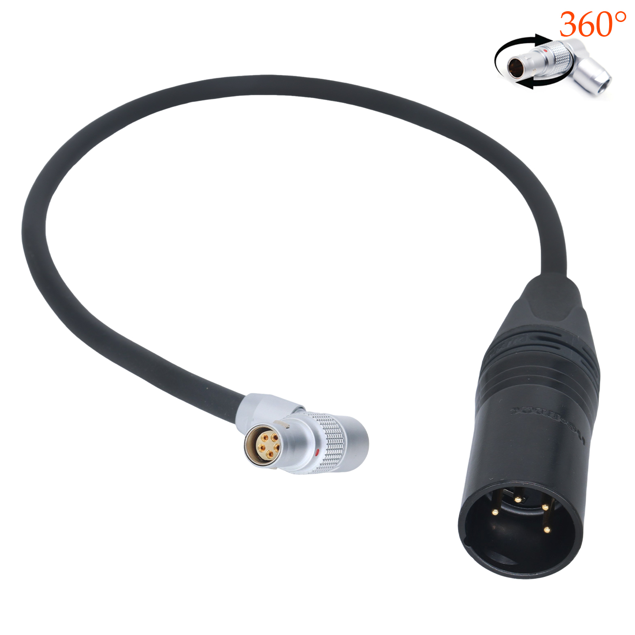 Power Cable for DJI ronin 2 6pin/D-tap/XLR 4Pin  to 0B 5Pin Female for Pixboom Camera
