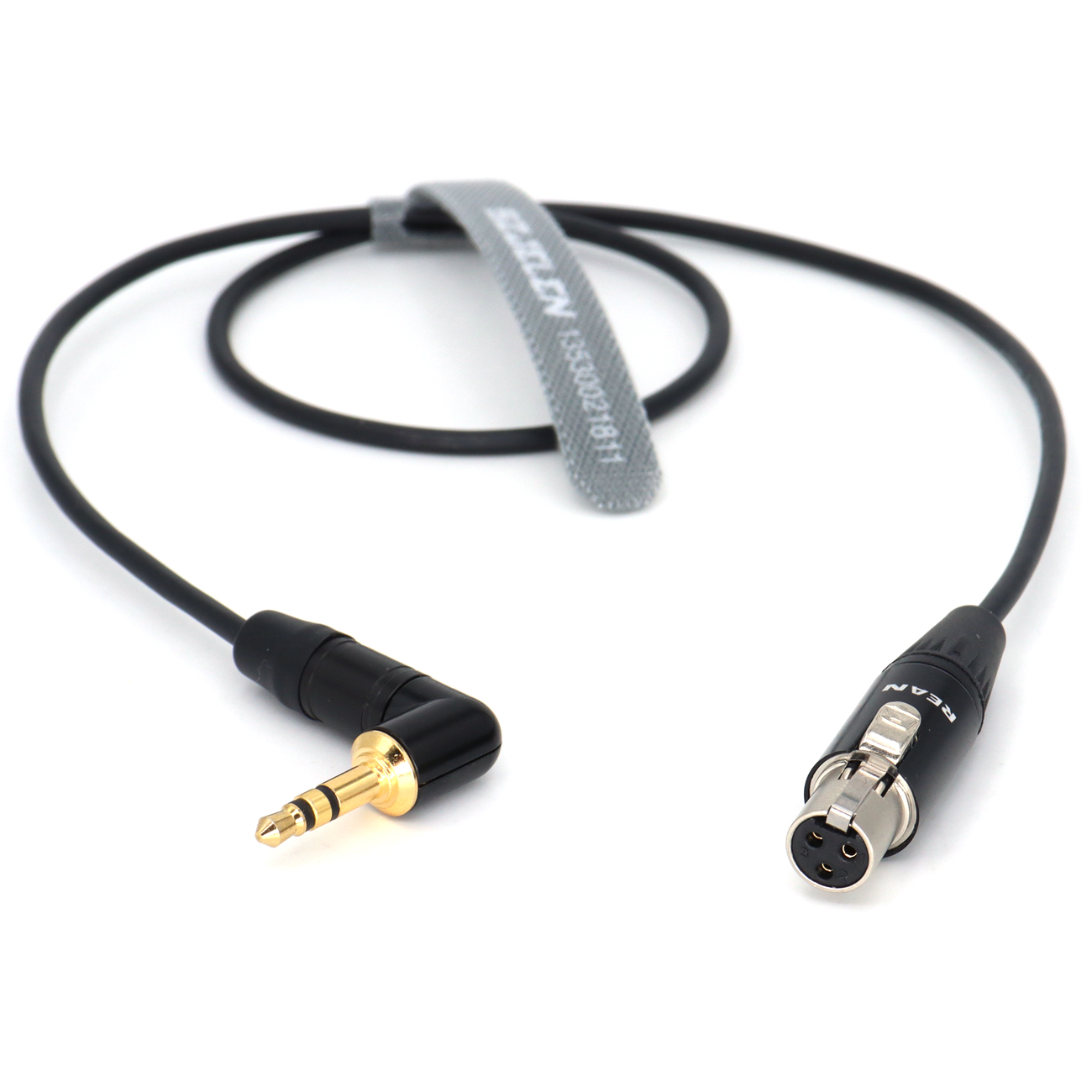 Timecode Cable 3.5mm TRS Plug to TA3F Mini XLR 3Pin Female for 