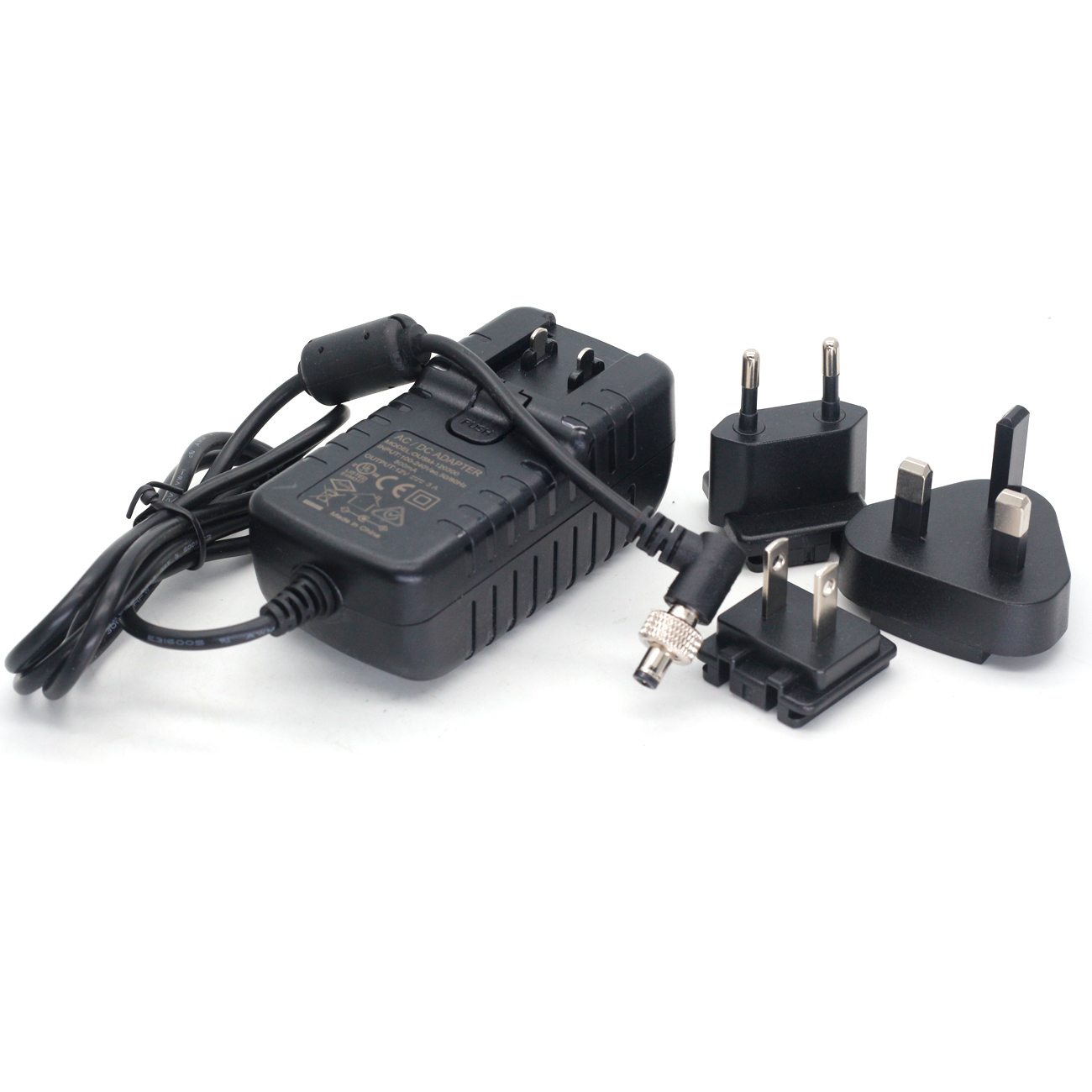 110-220V Power Adapter Converter Cable DC2.5 Screws for ATOMOS Monitor, SmallHD 702 Video Devices PIX-E7/PIX-E5