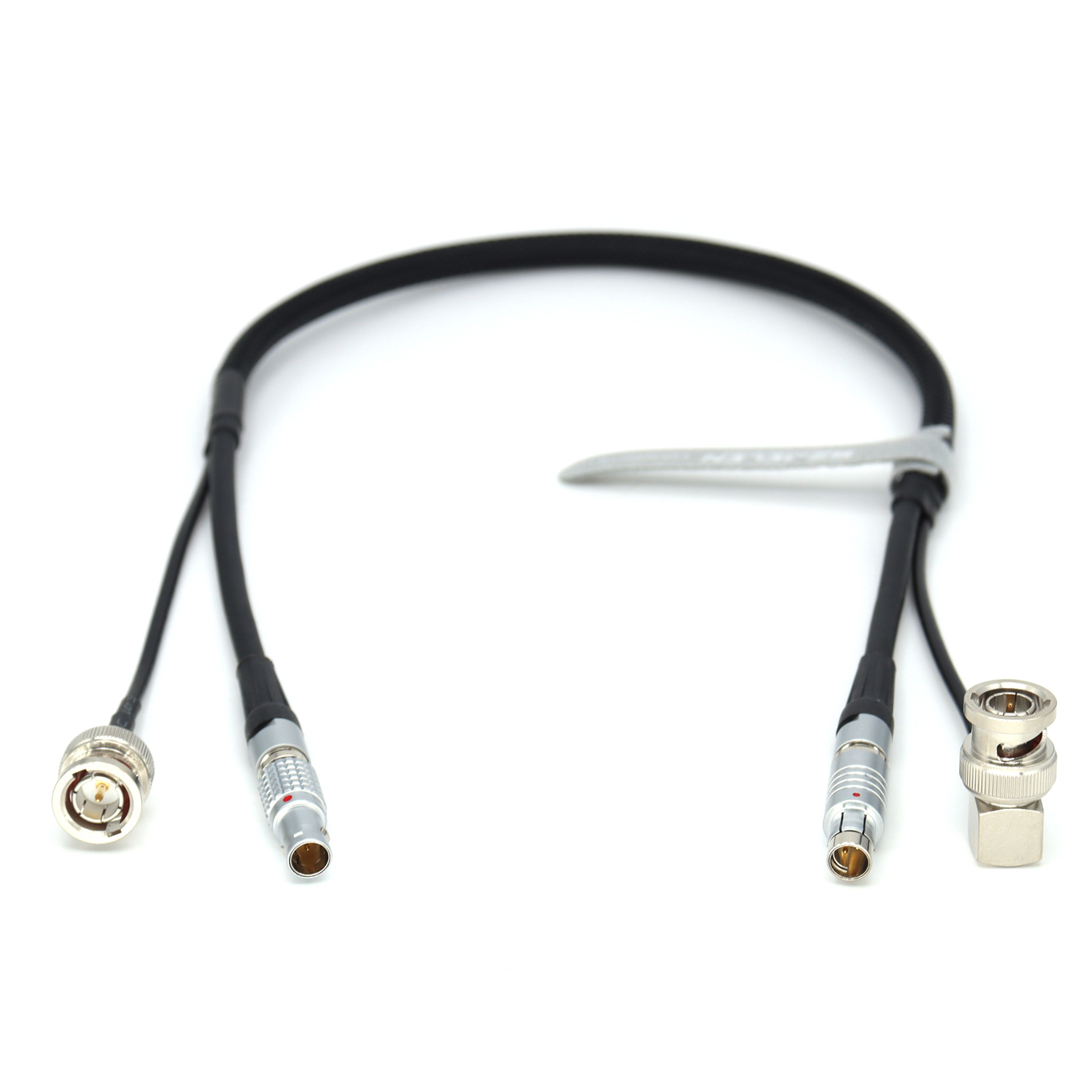 Camera Power Cable RS 3Pin to 0B 2Pin Cable + 75ohm SDI for Teradek Bolt Pro, Vaxis transmission, Samhd Ultra7