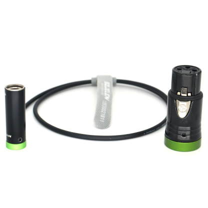 Audio Cable Low-Profile TA3M to XLR 3Pin Female for Canon C70, BMPCC 4K 6K Pro Camera Video Assist