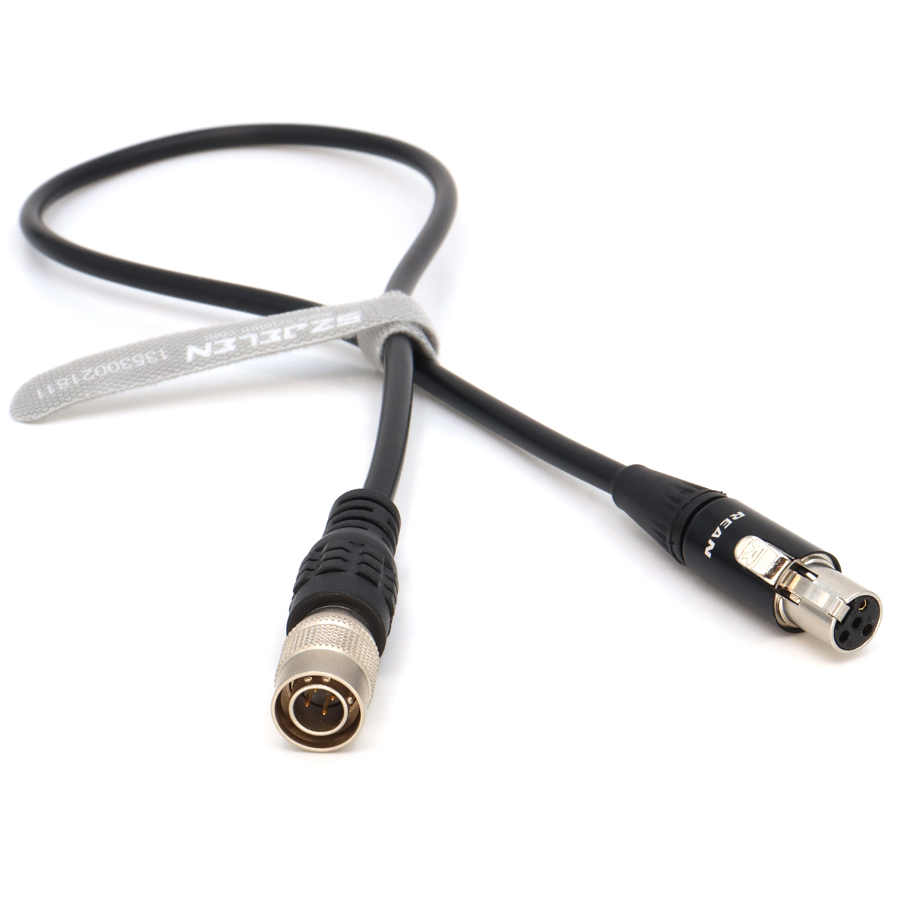 Power Cable Hirose 4Pin to Mini XLR 4Pin Female for Tvlogic 058/056/055 Monitor