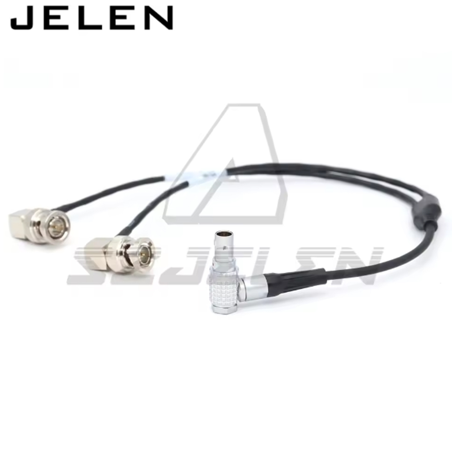 Timecode Cable Ambient Lockit 0B 5Pin to Zoom F4/F8 Dual BNC Input/Output