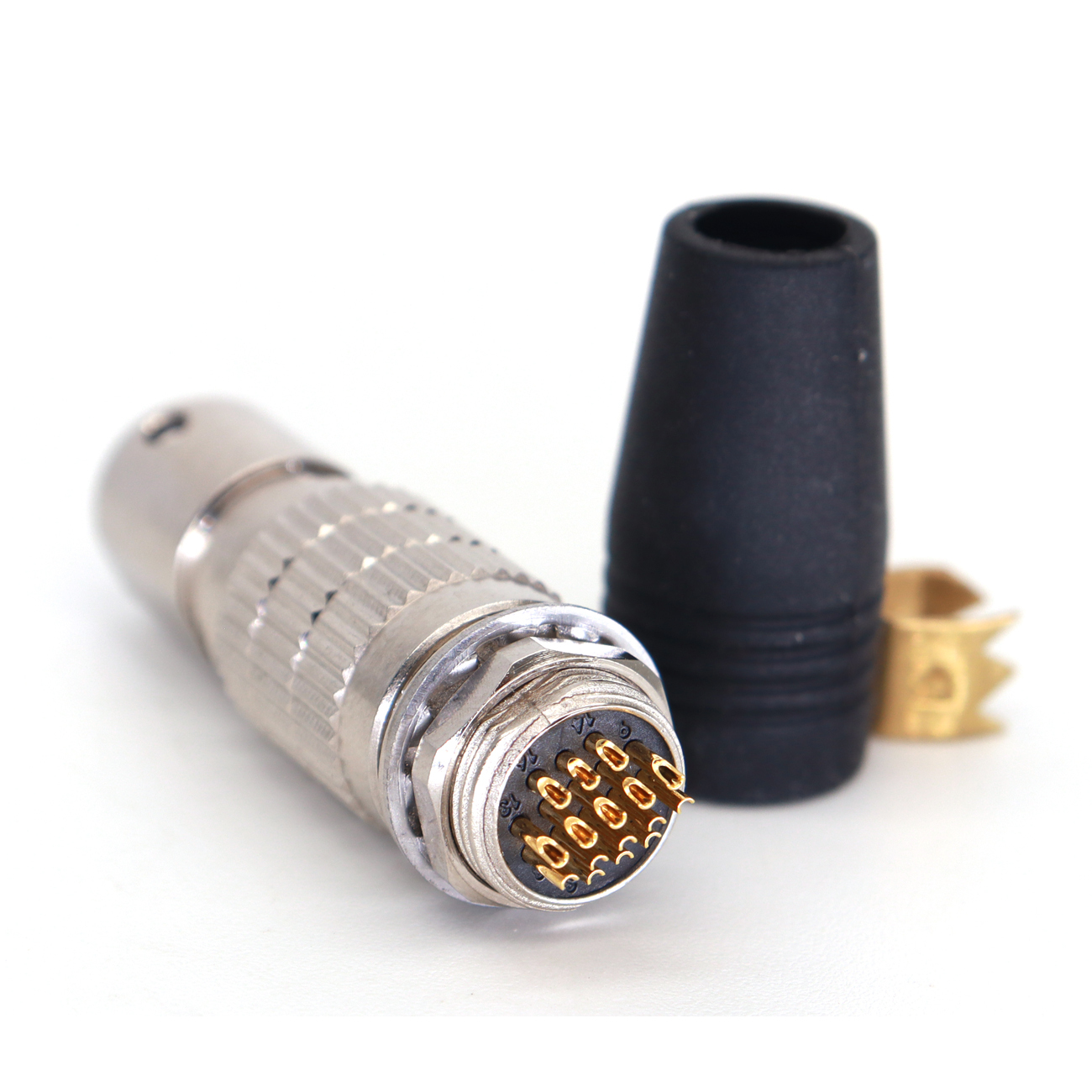 HR25-9TP 12/16/20Pin Plug Socket Power Cables, Industrial Camera Connector Male and Female, Female and Male